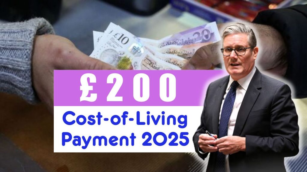 UK 200 Cost of Living Payment October 2025